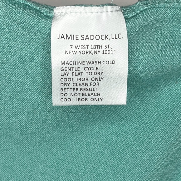 Jamie Sadock Sleeveless Knit Top – Teal with Yellow & Black Stripes - Picture 9 of 9